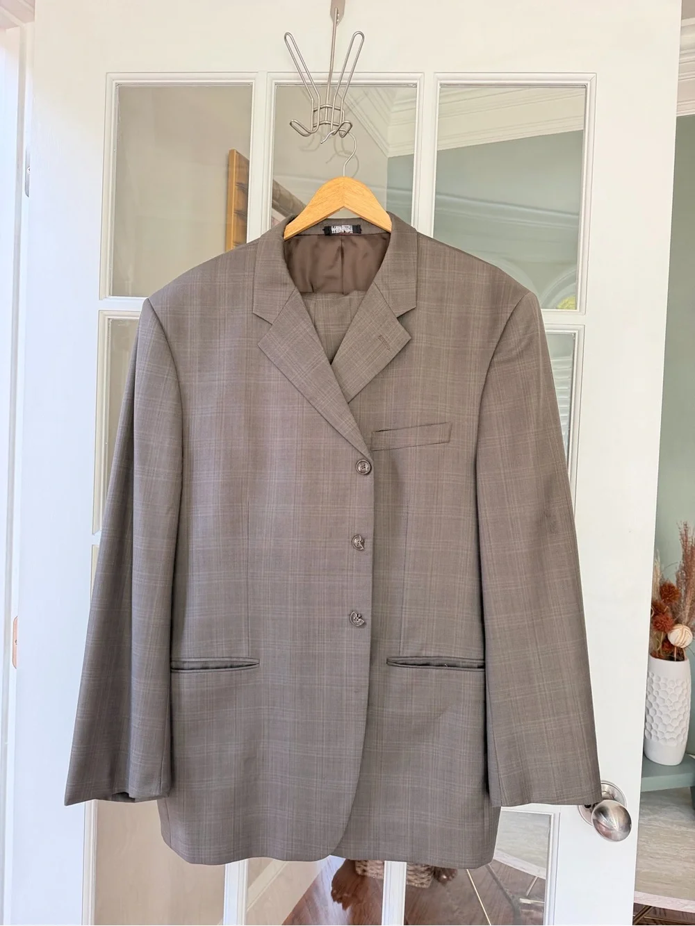 Jones New York Brown Plaid Sport Coat